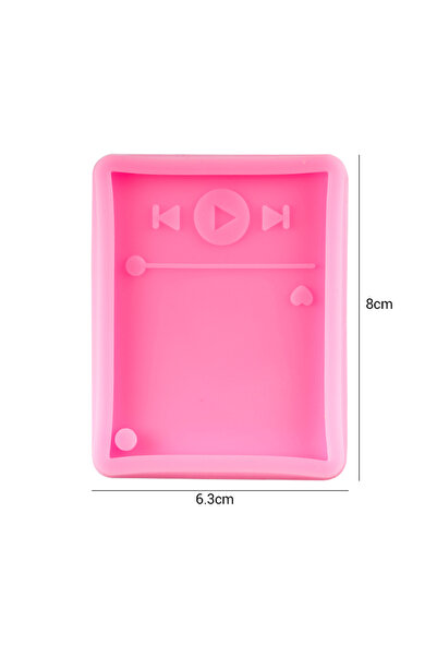 Choice44 1 Heart Shape Keychain Casting Silicone Molds Dog Paw Print Resin Mo...