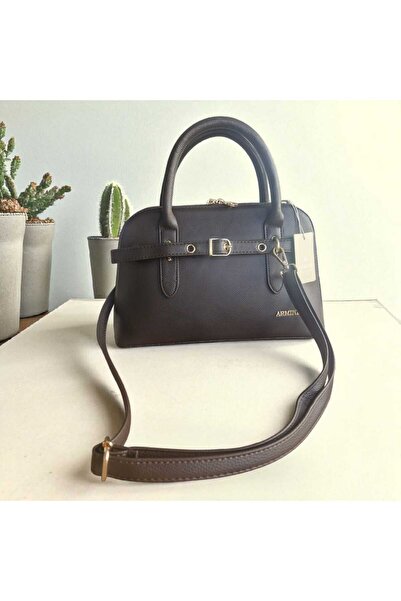 Armine Belt Detailed Vegan Leather Women's Crossbody Bag – Elegant & Versatile 420