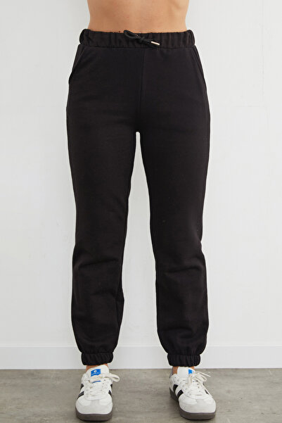 Fulla Moda Tie Waist Jogger Sweatpants