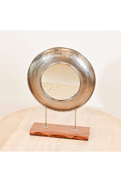 Lifestyle مرآة ديكورية محفورة ونحتية - 35×48 سم