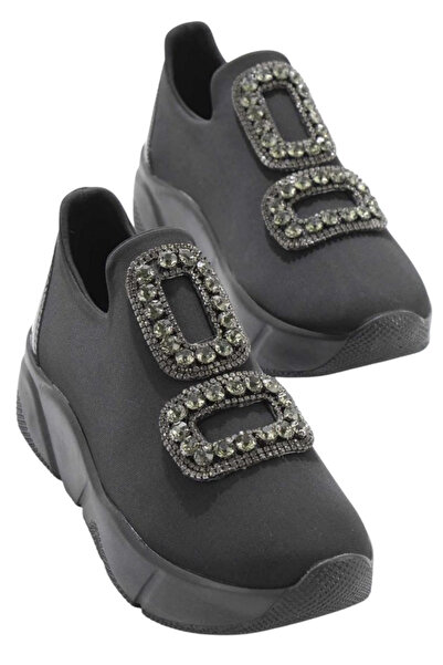 Trade Bazaar Pantofi sport pentru femei cu talpă cu platformă – țesătură elas...