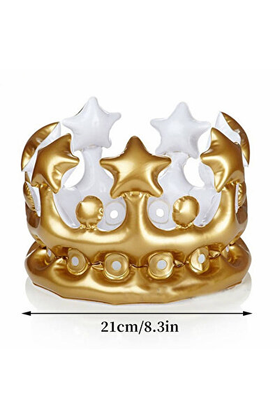 Choice kids size 21cm Inflatable Crown For Kids Adult Birthday Hats Cap King ...