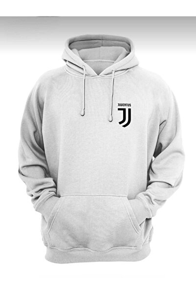 alpike Kapşonlu Sweatshirt 2 Iplik Juventus Kışlık Kalın Sweatshirt
