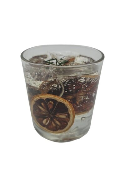 ABS Lumânare parfumată cu lămâie și cuburi de gheață