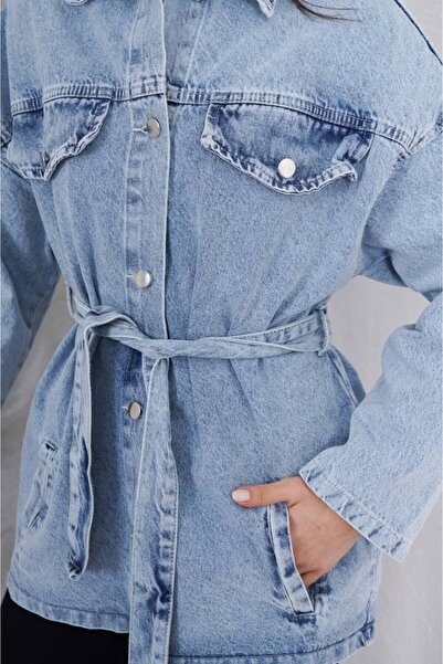 ASSIST Belt Detail Denim Jacket