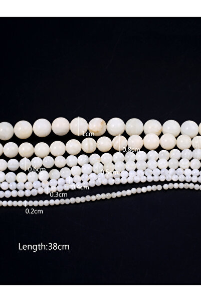 Choice7 8mm Freshwater shell Natural shell beads Round shape Mother of pearl ...