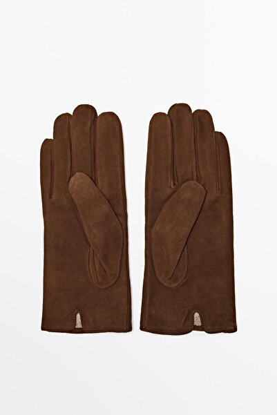 Massimo Dutti Süet deri eldiven