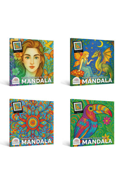 Art Terapi Mandala Yayınları MANDALA #BOYAMA SETİ #YETİŞKİNLER İÇİN BOYAMA Kİ...