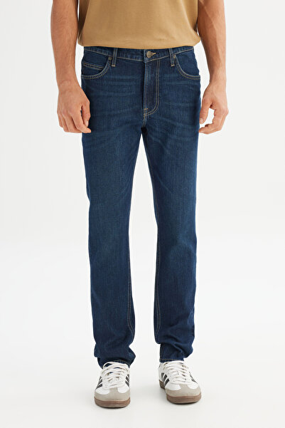 Lee Βαμβακερό τζιν παντελόνι εφαρμοστό με λεπτή εφαρμογή
