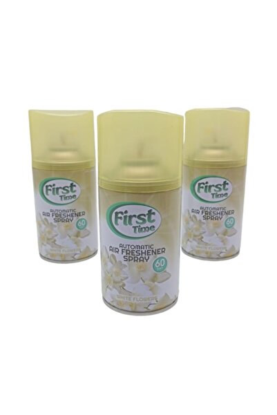 First Rezervă odorizantă de cameră TIME, WHITE FLOWERS, 3x205ml