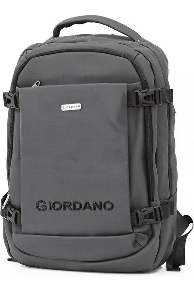Giordano Laptop Backpack for Men & Women 25/1218116-Grey, 17.7×13.7×6