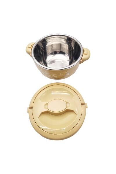 ABS Thermal Food Container, Cream, 2L, Handles