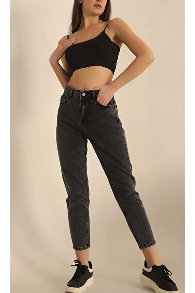 dossy dossy Mom Jean Yüksek Bel Esnek Kot Pantolon