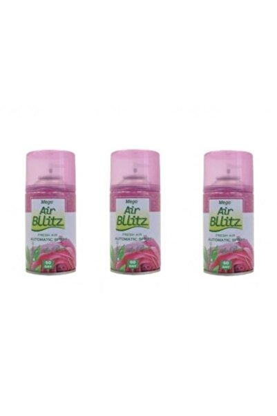 ABS Set rezerva camera odorizanta, AIR BLLITZ 3x205ml, TEA ROSE