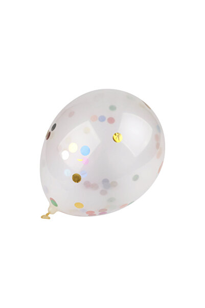 Crisalida Set 10 baloane din latex cu confeti colorate din polistiren Crisali...