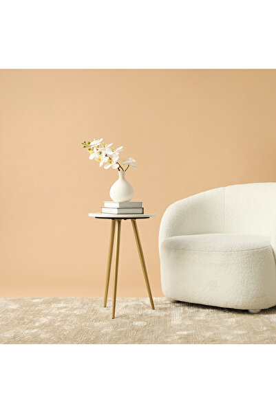 Lifestyle Marble Top Side Table - 38x56 cms