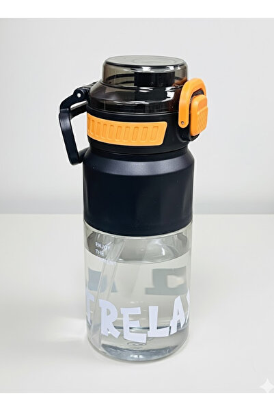 Bisbell 600ml Portable Water Bottle with Straw | BPA-Free | Leak-Proof Gym Office,BB4054B