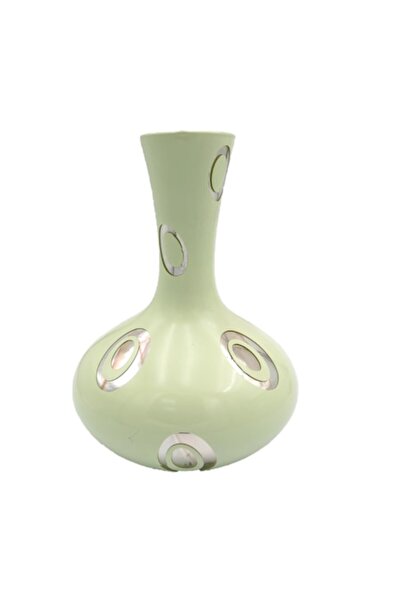 ABS Vază decorativă din sticlă, design modern, 24 x 15 cm