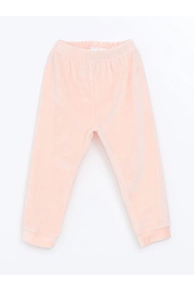 LC Waikiki LCW baby Ekru Minnie Mouse Baskılı Kız Bebek Tişört Ve Eşofman Alt 2'li