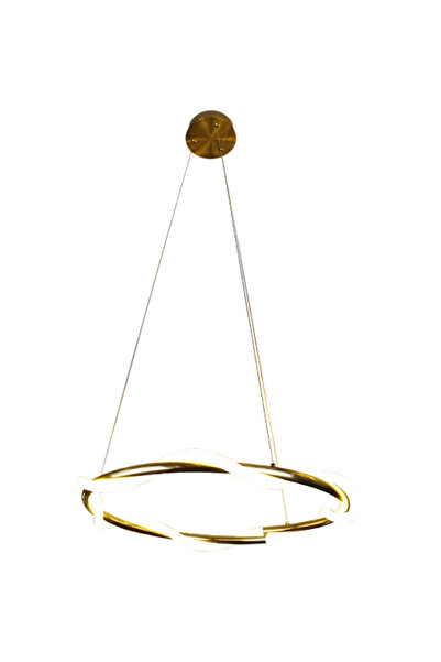 HAMER Modern oil chandelier, 80 cm diameter, yellow lighting