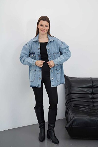 Asist Asymmetric Pocket Detail Denim Jacket