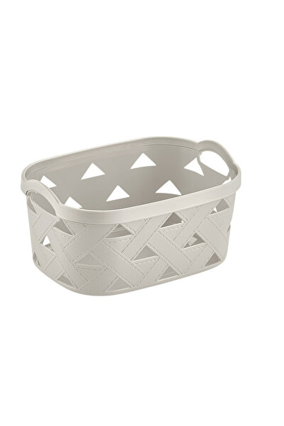 MappleHome Διακοσμητικό δερμάτινο καλάθι οργάνωσης πολλαπλών χρήσεων 2,9 LT - 11,5x23x17cm