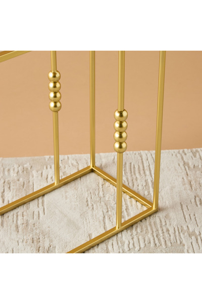 Lifestyle Mirror Top End Table - 45x56 cms