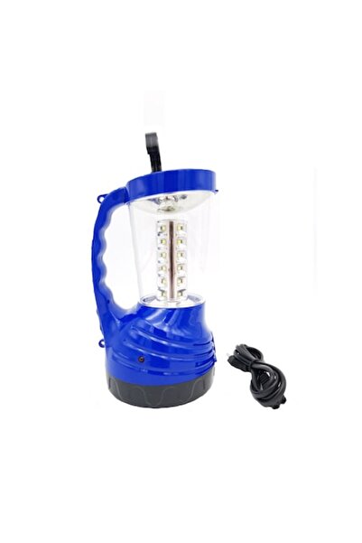 ABS LED flashlight JK-189, 2 light positions, blue