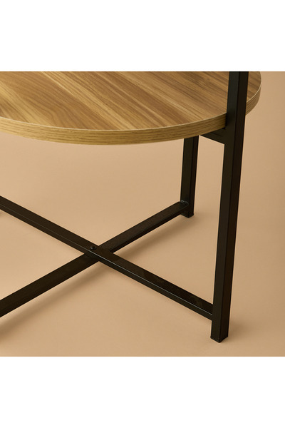 Lifestyle Wooden Two-Tier Side Table - 48x61 cms