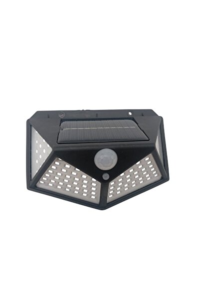 ABS Lampă LED cu încărcare solară și senzor de mișcare, neagră