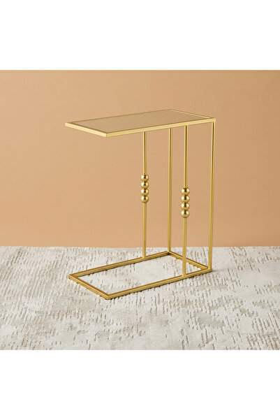 Lifestyle Mirror Top End Table - 45x56 cms