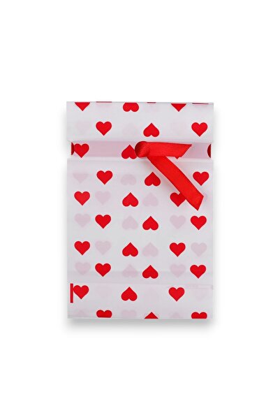 Crisalida Set of 5 Crisalida gift bags with ribbon, 15 x 23 cm, Red