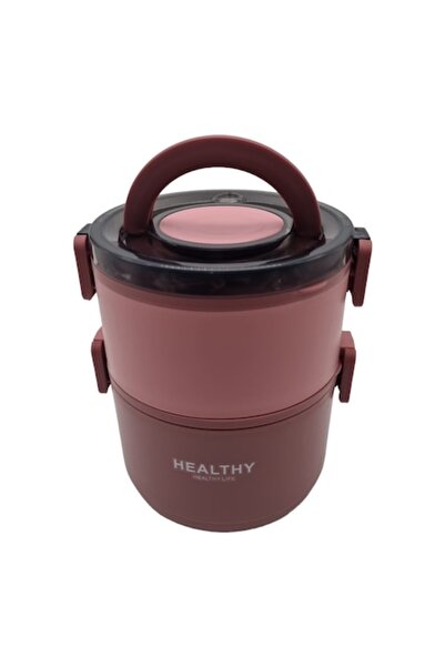 ABS Set of 2 thermal casseroles, dark pink, 1600ml