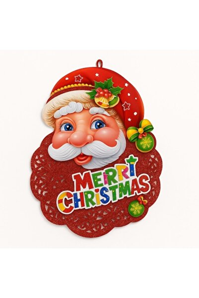 ABS Decorațiune de perete de Crăciun - Moș Crăciun cu ornament suspendat cu s...