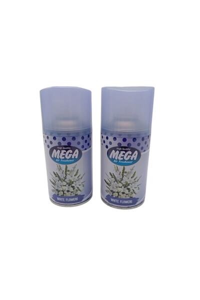 MEGA Room Freshener Refill MEGA, WHITE FLOWERS, 2x205ml