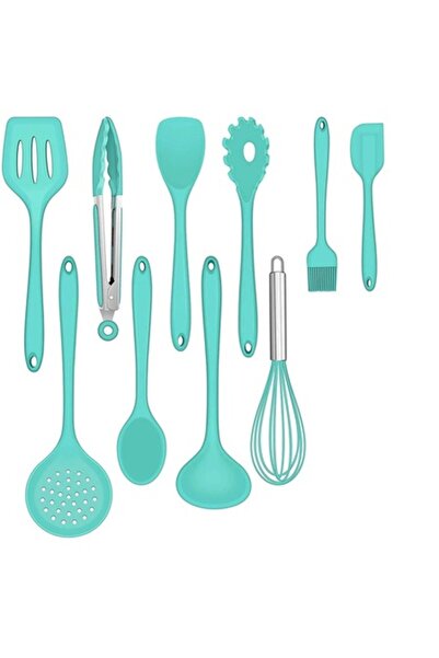 ABS Set 10 ustensile de bucătărie, albastre, silicon