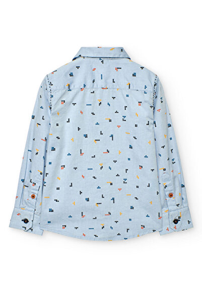 Boboli Cămașă cu imprimeu cu pătrate pentru băieți