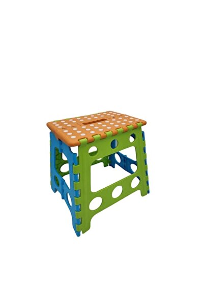 ABS Scaun pliabil pentru copii, 32 cm, maro