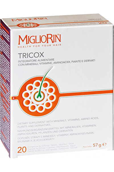 MIGLIORIN أمبولات تريكوكس لعلاج الشعر المكثف