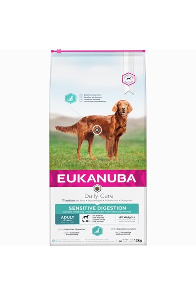Eukanuba Dry Dog Food Adult Sensitive Digestion, 12Kg
