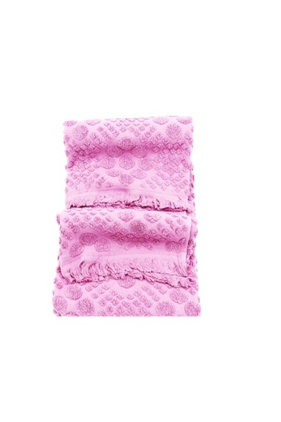 Flower Towel 100% Cotton, 70x140 cm, cyclamen, Egypt