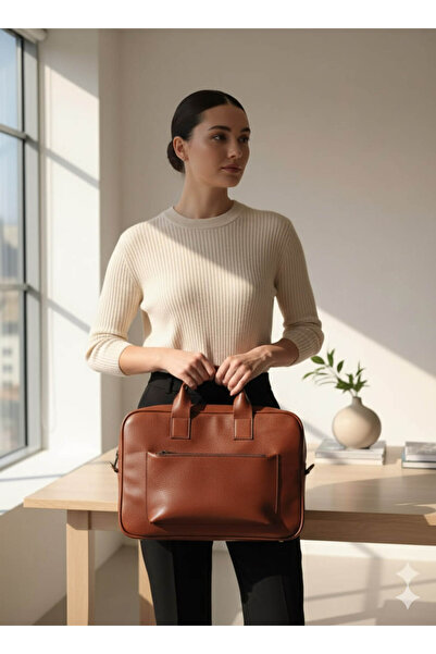 yedideri Genuine Leather Laptop Bag – Stylish and Functional Design