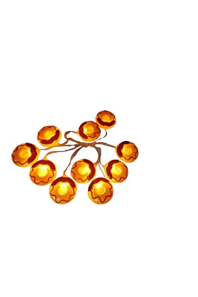 ABS Christmas LED Installation Pretzels Design, Plastic, Battery Operated, Transparent Wire 30 cm, Warm