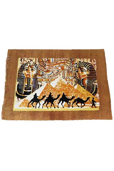 ABS Imagine de perete 32/23cm, pictură în stil egiptean, pictată manual, hârt...