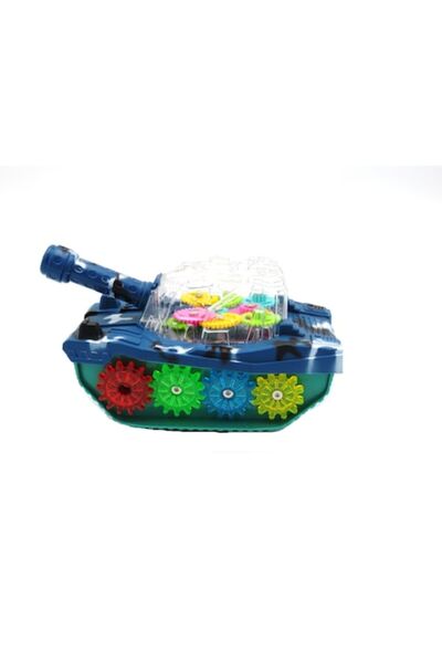 ABS Gear Tank, multicolor tank with lights and sounds, 7 cm