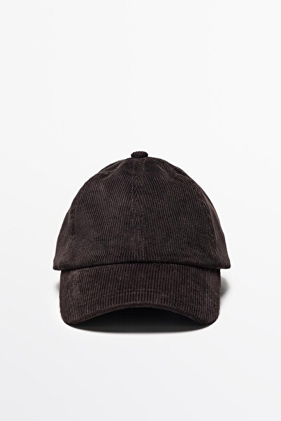 Massimo Dutti Fitilli kadife şapka