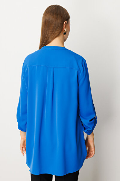 Mi Pret a Porter Mi Omuzları Büzgülü Bluz