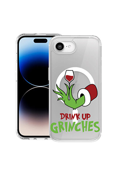 bestcase MagSafe Anti Shock TPU калъф за Apple iPhone 16e, Grinches - Drink U...