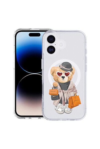 bestcase Θήκη MagSafe Anti Shock TPU για Apple iPhone 17, Teddy Bear Shopping...