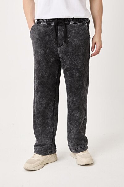 Rocqerx X-1003 Παντελόνι με ελαστική μέση, πλενόμενο, τριών κλωστών, με ανάγλυφο σχέδιο